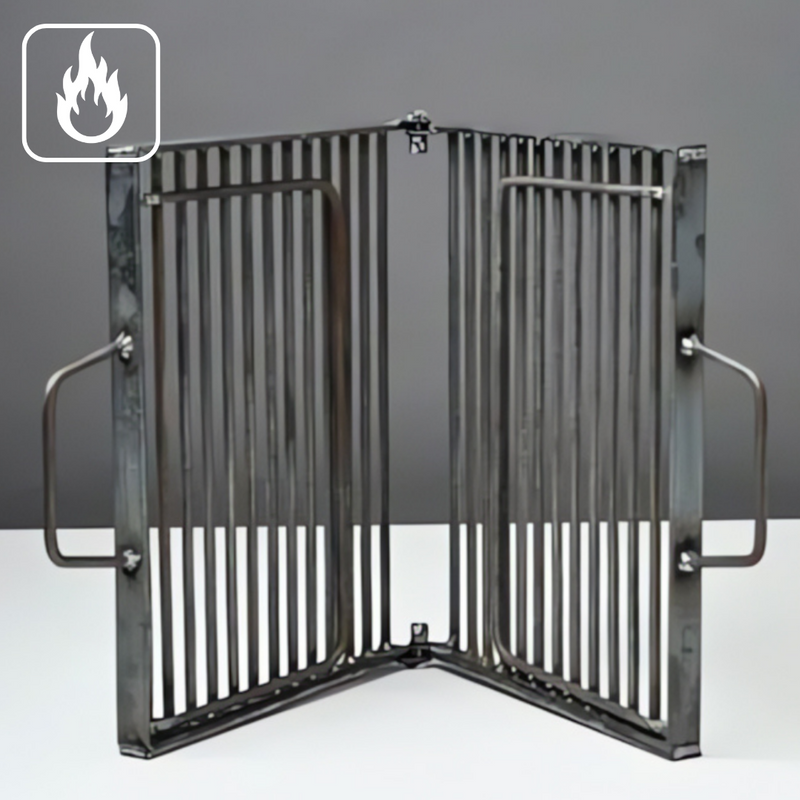 Grelha Dobrável Portátil de Aço Inox 304 + Bolsa - 60 x 40 cm