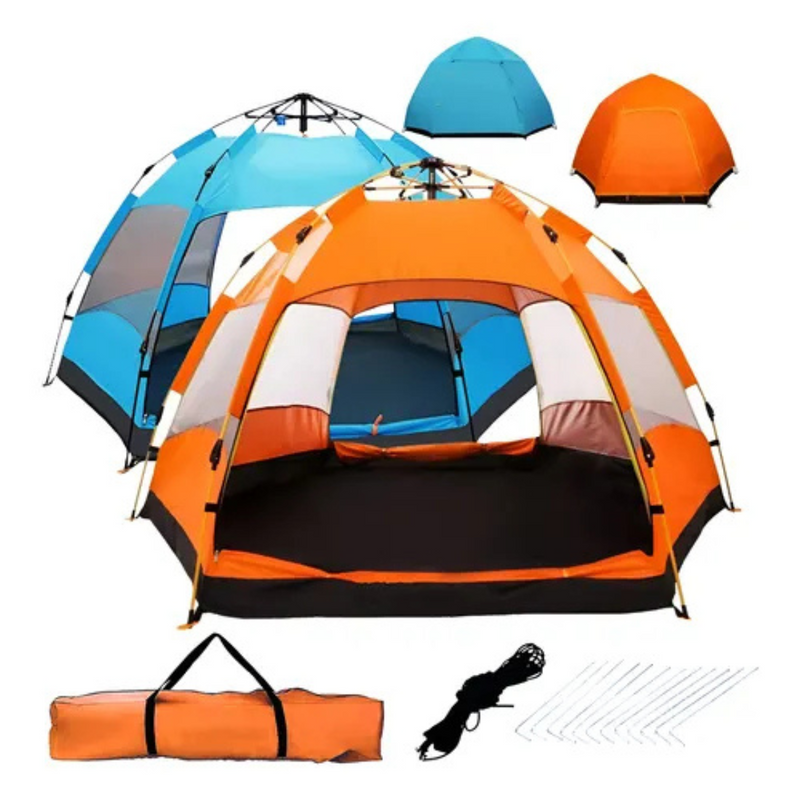 Barraca Impermeável Camping Iglu Tenda Acampamento 4 Pessoas