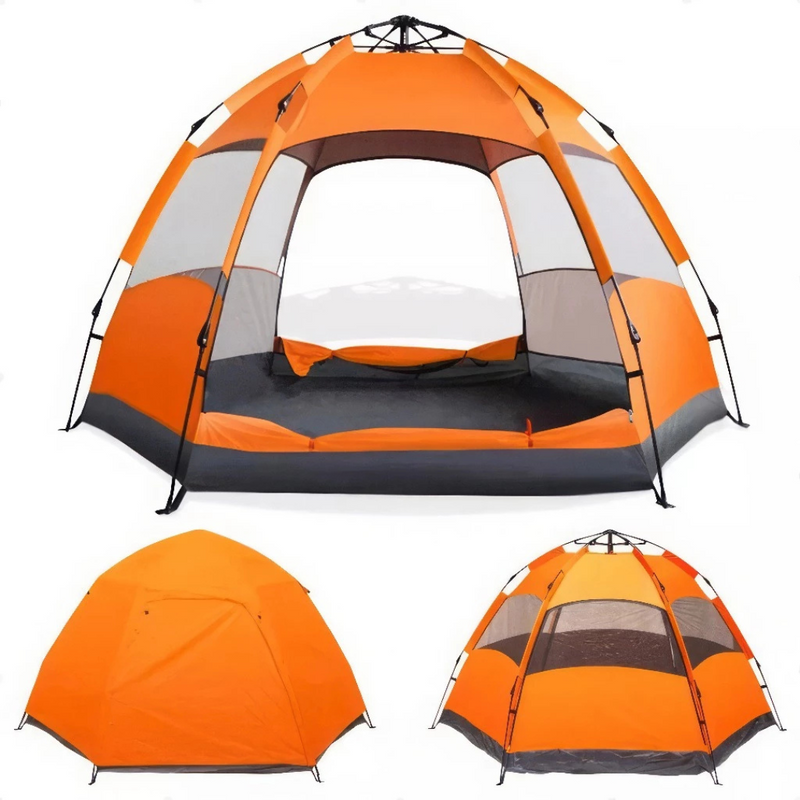 Barraca Impermeável Camping Iglu Tenda Acampamento 4 Pessoas