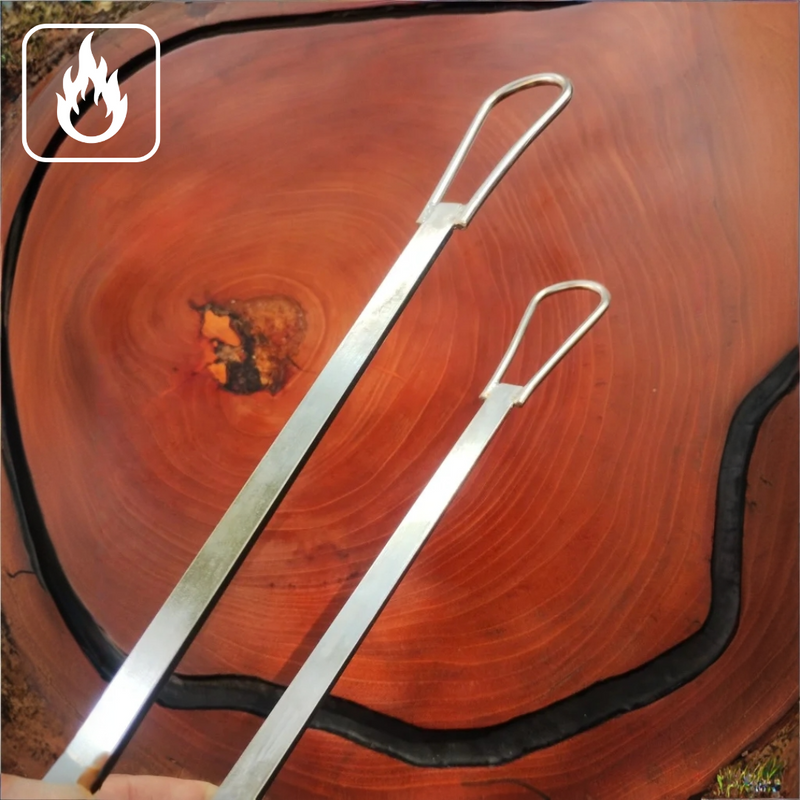 Pegador de Carne 46cm Aço Inox 304