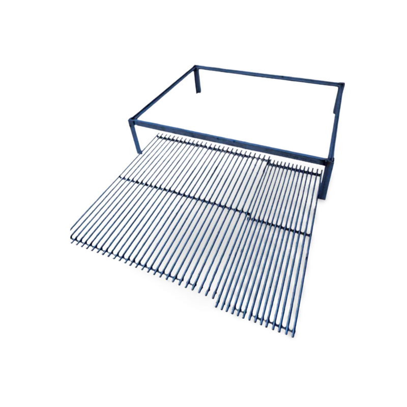 Grelha Desmontável Modular 80 x 60 Aço Inoxidável 304.