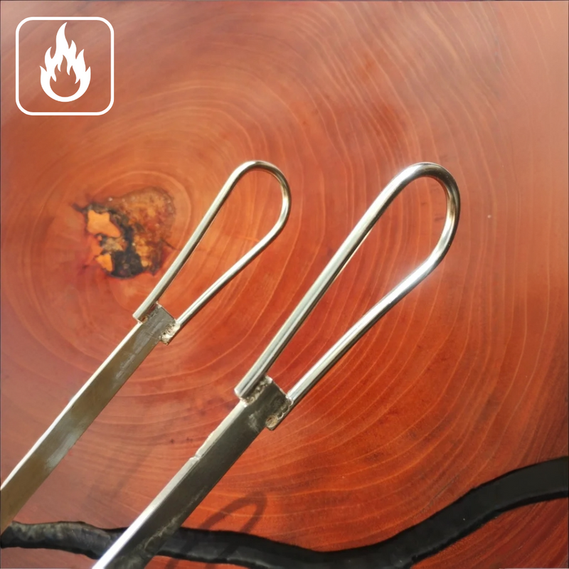 Pegador de Carne 46cm Aço Inox 304
