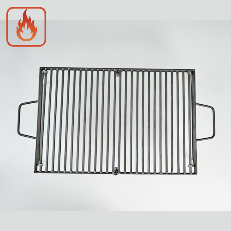 Grelha Dobrável Portátil de Aço Inox 304 + Bolsa - 60 x 40 cm