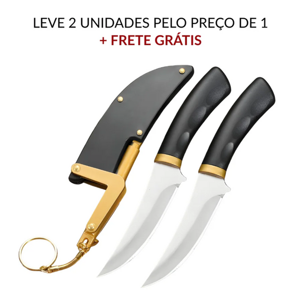 Mini Faca Fúria em Aço Inox 440c 7 Pague 1 Leve 2