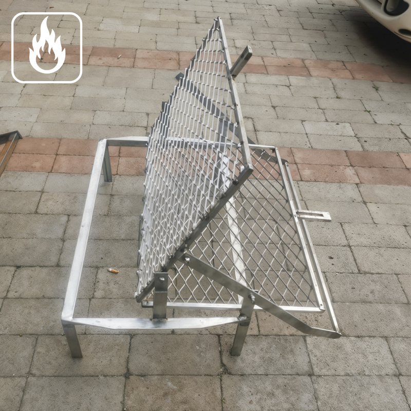 Grelha Articulada de Aço Inox 304 + BRINDE 🔥
