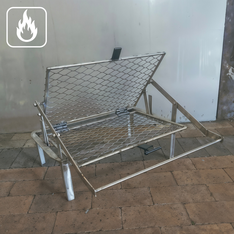 Grelha Articulada de Aço Inox 304 + BRINDE 🔥