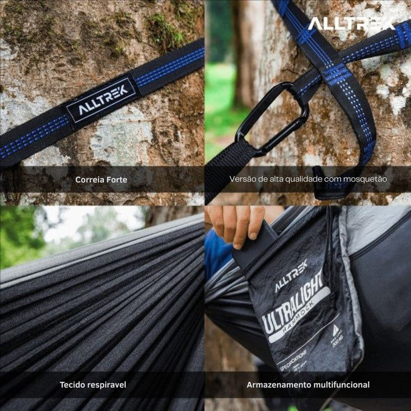 Rede de Acampamento Ultra Resistente em Nylon